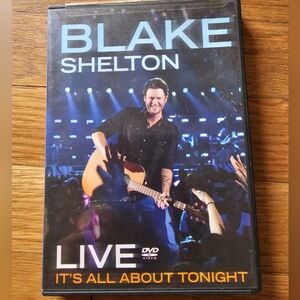 Blake Shelton Live: It's All About Tonight DVD Format 1 Disc 90 Minute Music DVD